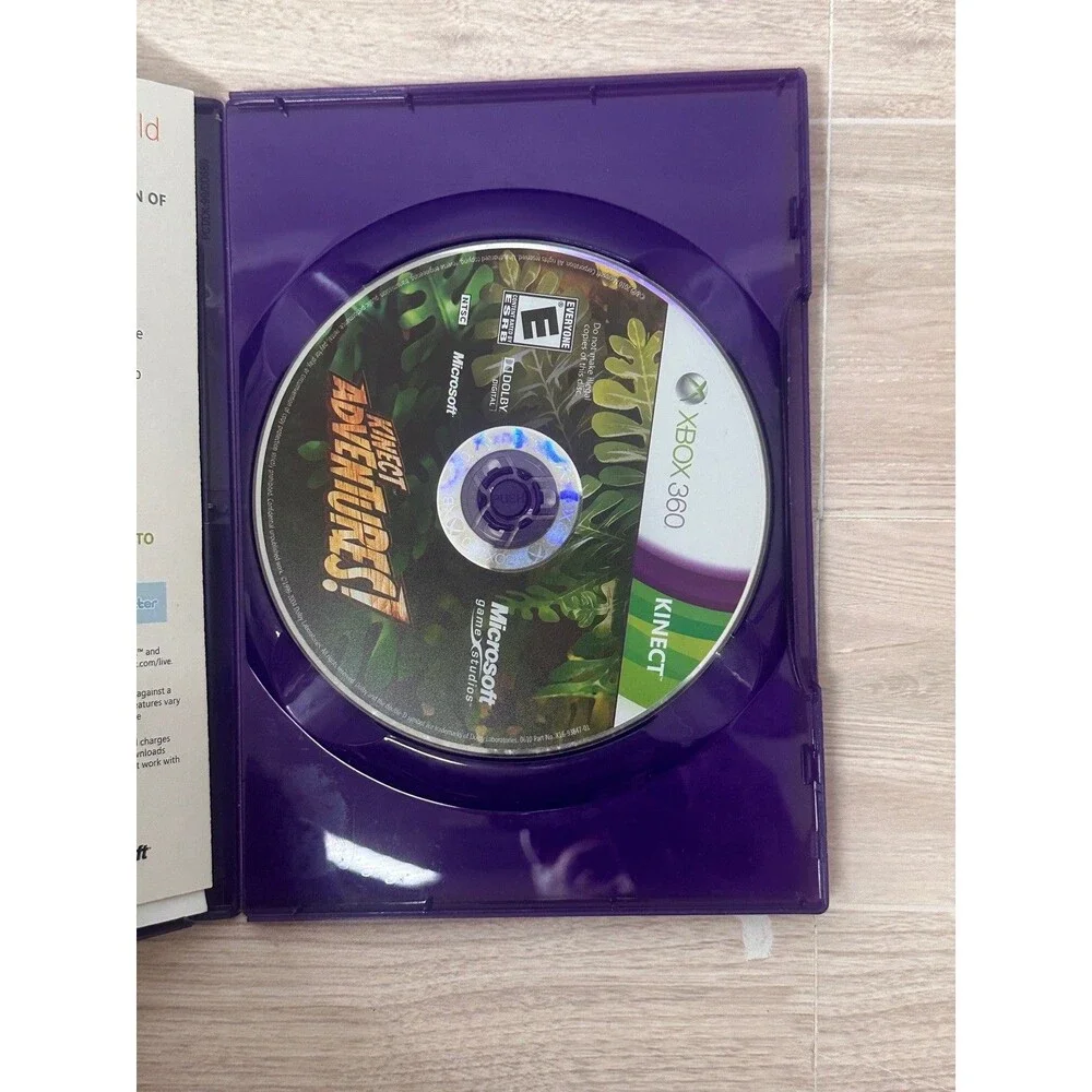 Kinect Adventures! Xbox 360 Video Game Kinect Sensor Required Multiplayer